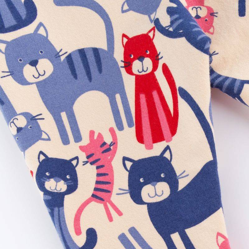 Sigikid Baby Sweat Leggings mit Katzen-Print Sonderangebot