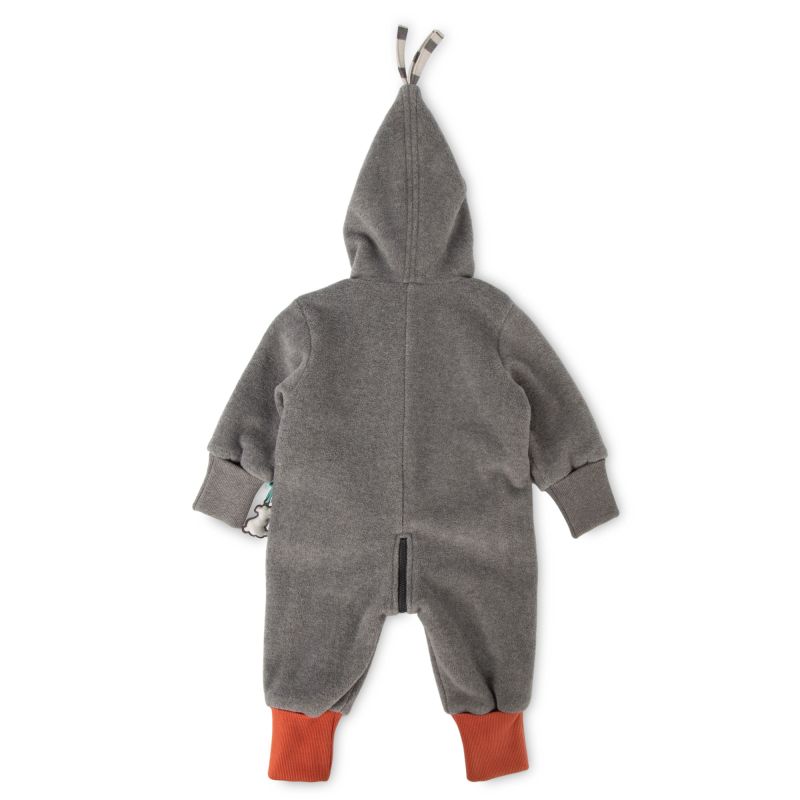 Sigikid Baby Fleeceoverall mit Eisbär Motiv, graumeliert Flash Sale