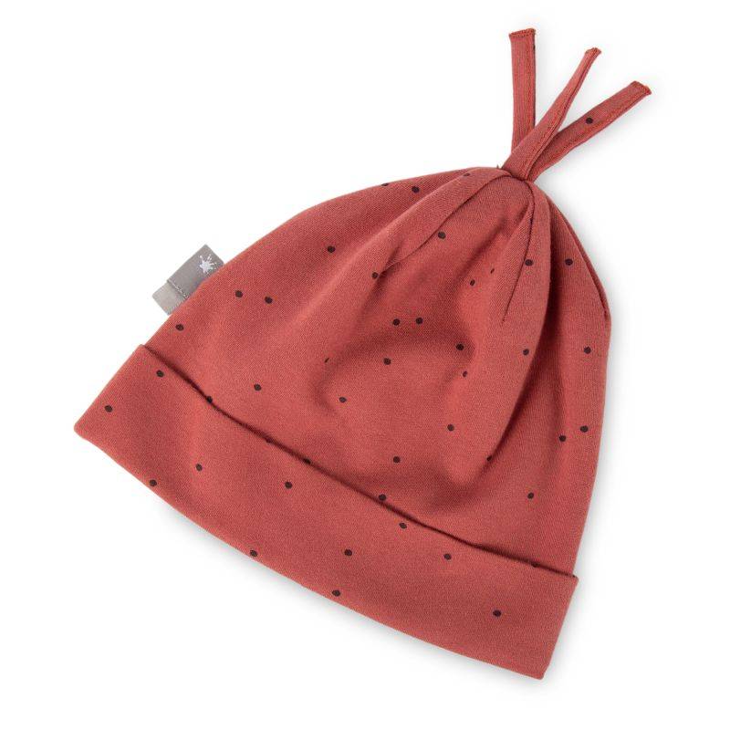 Sigikid Baby Pünktchen Mütze, rotbraun Osterangebot