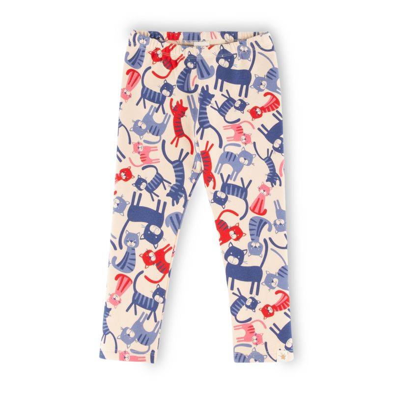 Sigikid Kinder Sweat Leggings, bunter Katzenprint Heißer Verkauf