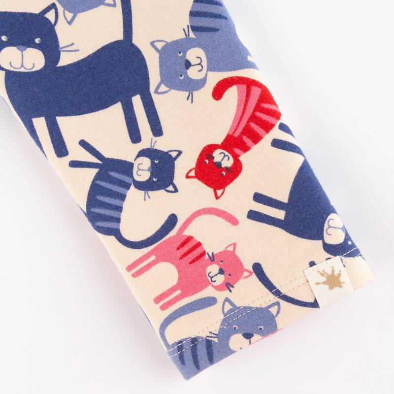Sigikid Kinder Sweat Leggings, bunter Katzenprint Heißer Verkauf