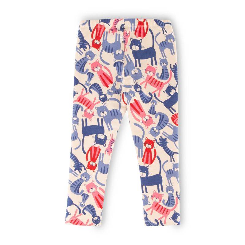 Sigikid Kinder Sweat Leggings, bunter Katzenprint Heißer Verkauf