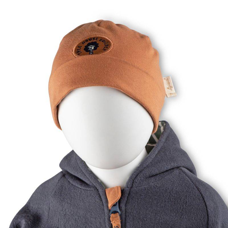 Sigikid Baby Mütze mit Aufschlag, braun Blitzangebot