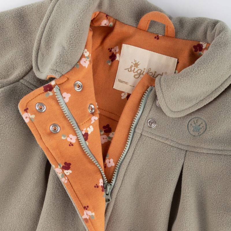 Sigikid Baby Fleecejacke mit Kragen, grün Neuheiten