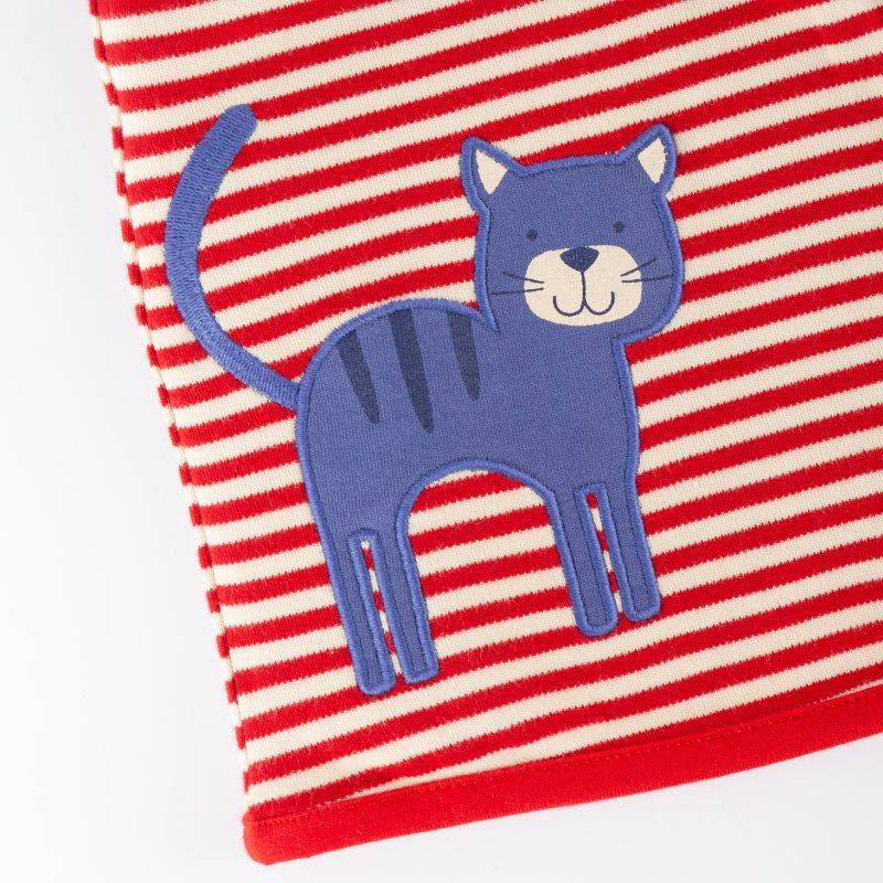 Sigikid Baby Wende Trägerkleid, Katzen-Print oder rot-weiß geringelt Räumungsverkauf