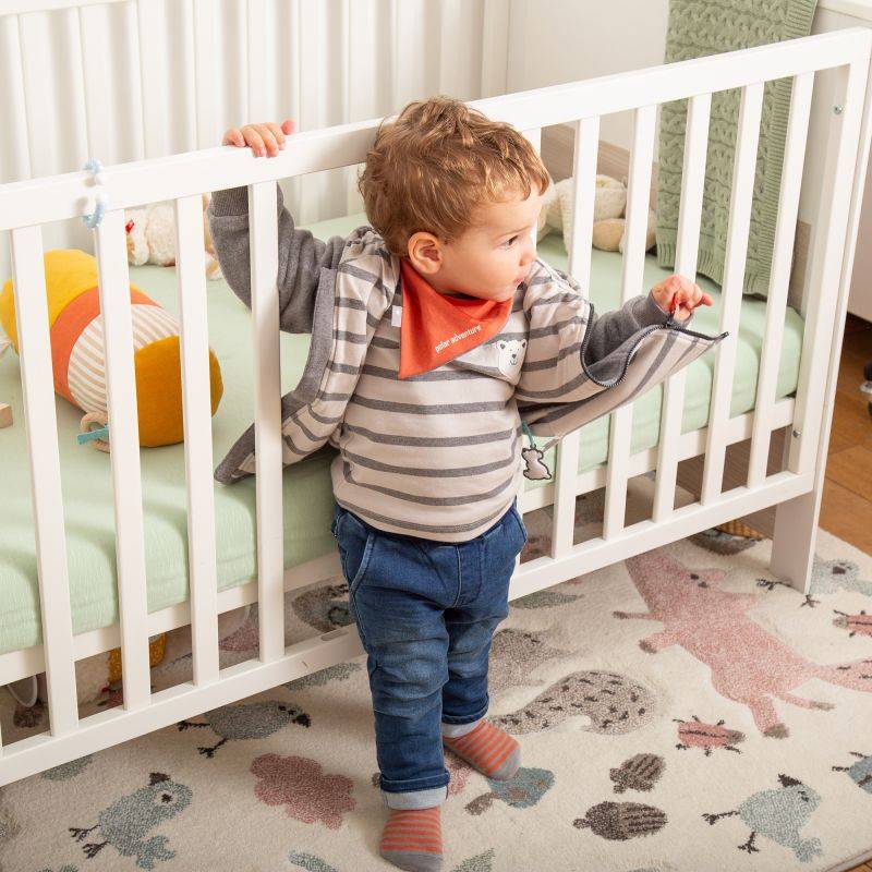 Sigikid Baby Fleecejacke Eisbär, grau Sonderangebote