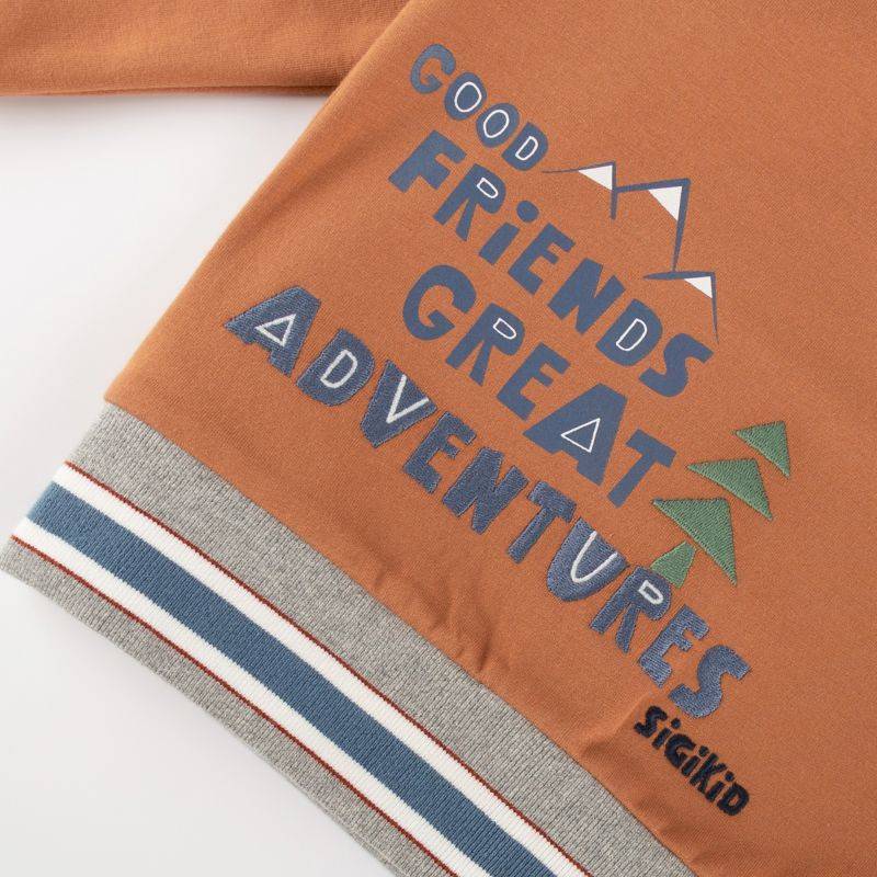Sigikid Kinder Kapuzen Sweatshirt, braun Begrenzte Freigabe