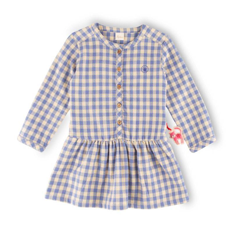Sigikid Kinder Karo Flanellkleid, blau-weiß JETZT KAUFEN