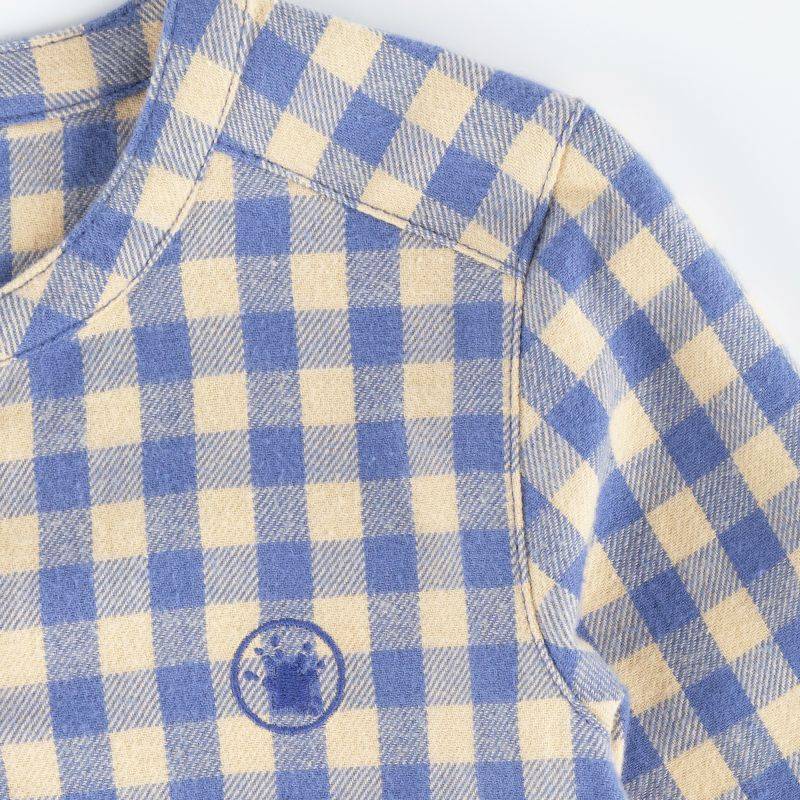 Sigikid Kinder Karo Flanellkleid, blau-weiß JETZT KAUFEN
