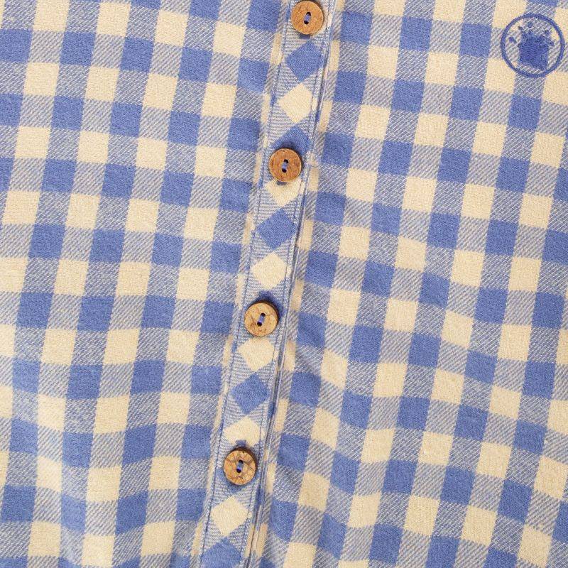 Sigikid Kinder Karo Flanellkleid, blau-weiß JETZT KAUFEN