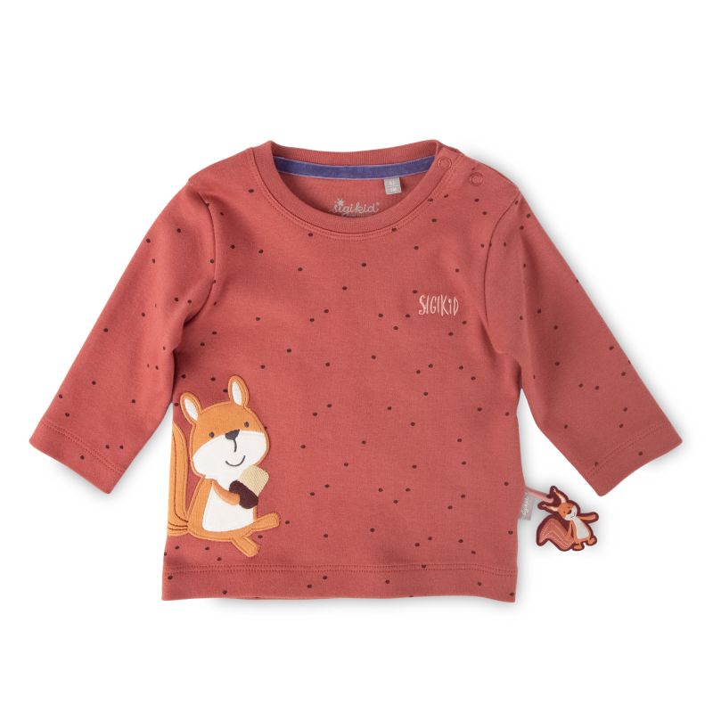 Sigikid Baby Pünktchen Langarmshirt Eichhörnchen Clearance-Verkauf