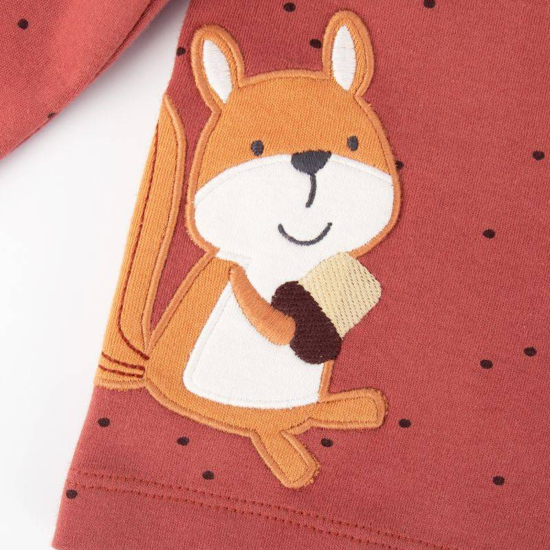 Sigikid Baby Pünktchen Langarmshirt Eichhörnchen Clearance-Verkauf