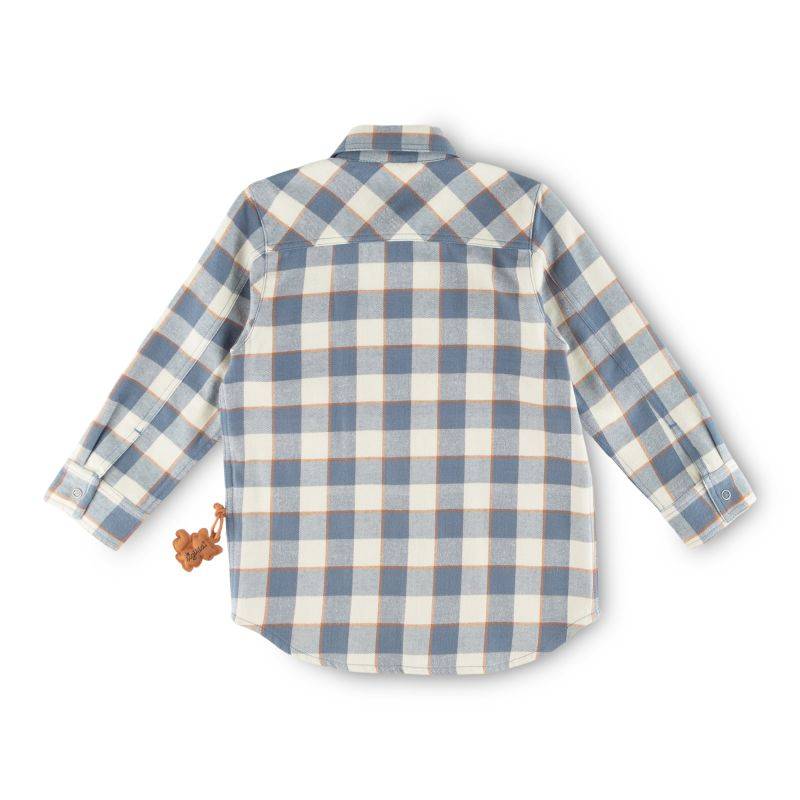 Sigikid Kinder Karo Flanell-Hemd, blau-weiß Kostenloser Versand international