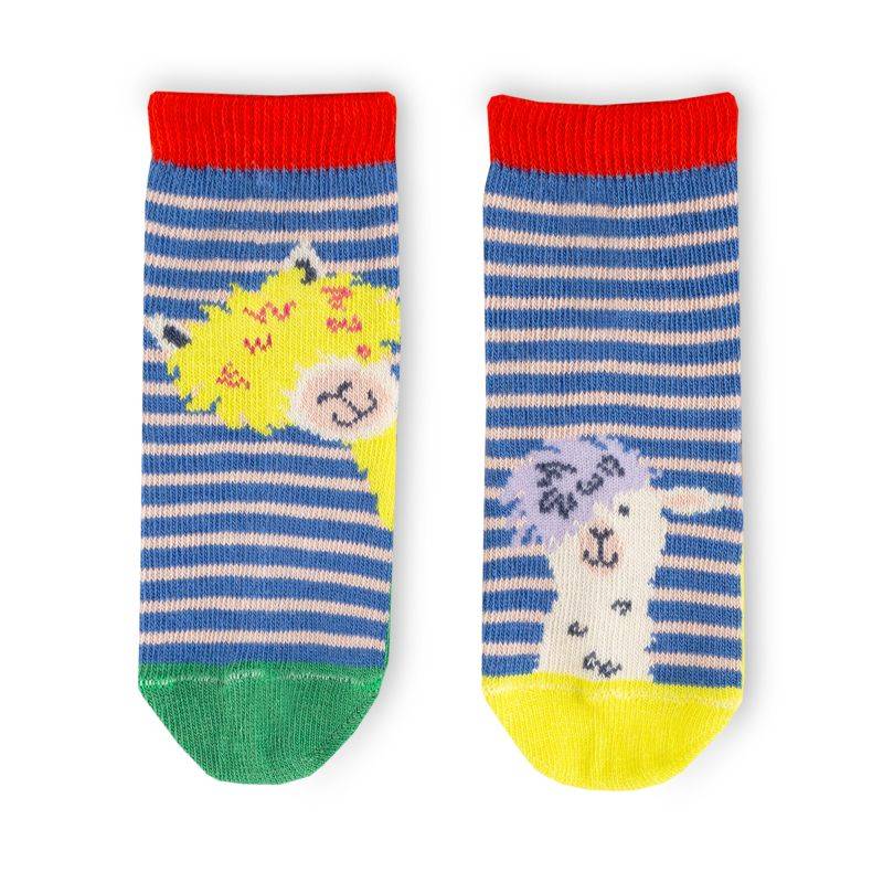 Sigikid Kinder 3er Socken-Set, Lama, bunt 50% Rabatt für begrenzte Zeit