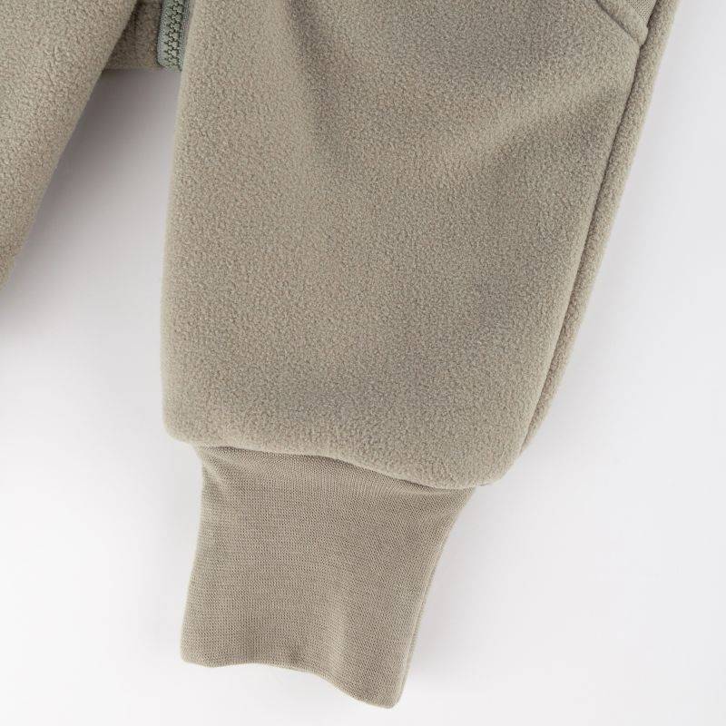 Sigikid Baby Fleeceoverall mit Bündchen, grün Outlet