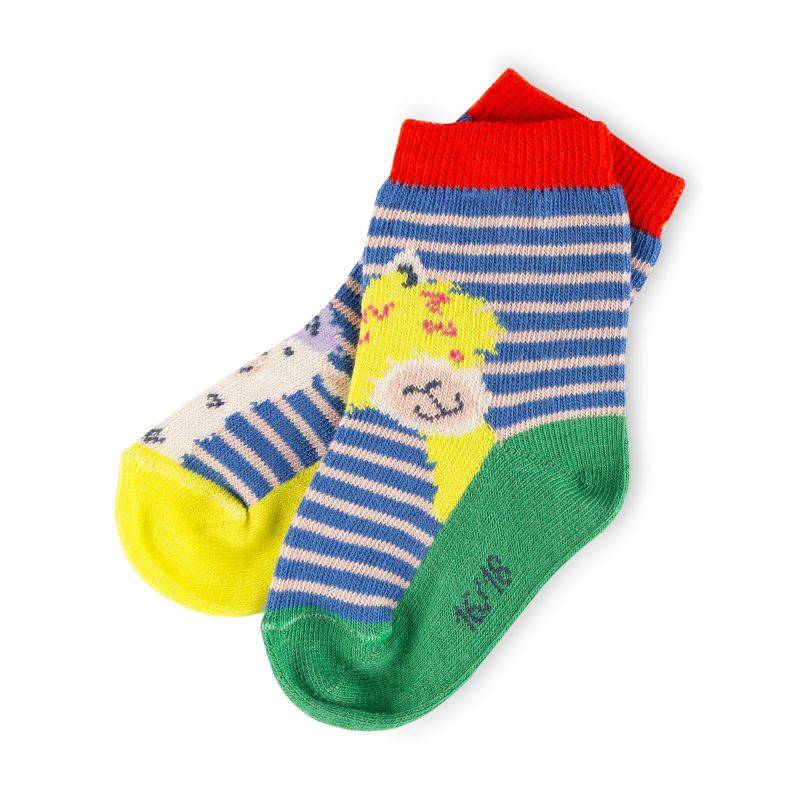 Sigikid Baby 3er Socken-Set Lama, bunt gestreift Angebote
