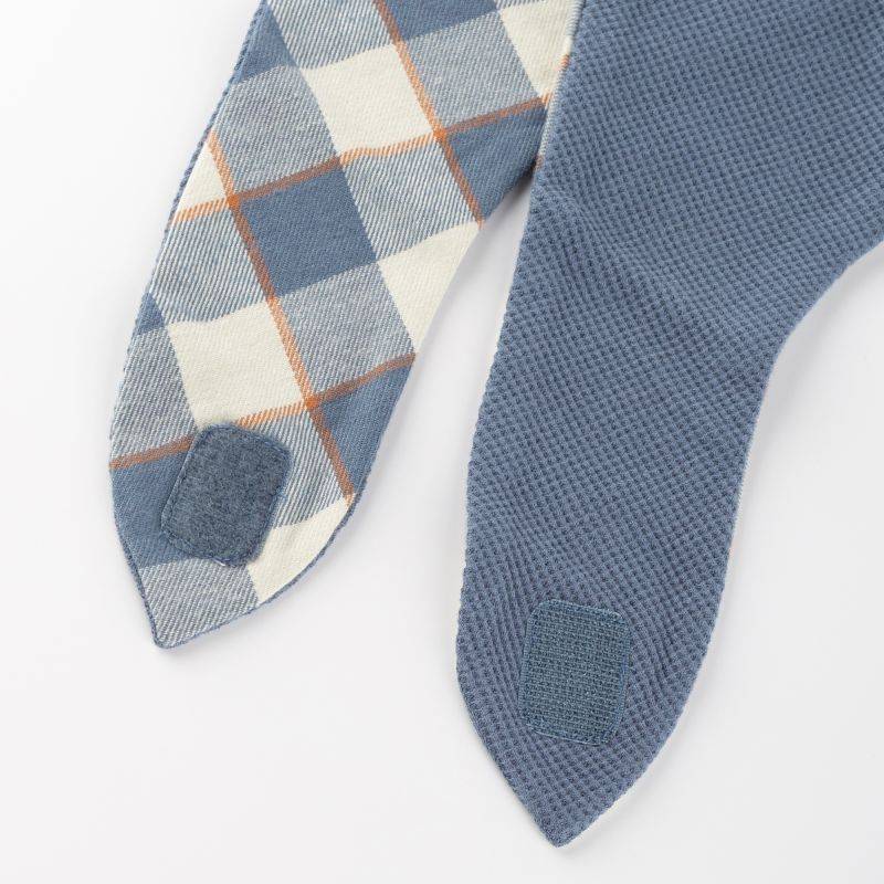 Sigikid Baby Wendehalstuch, blau-kariert Kostenloser Versand