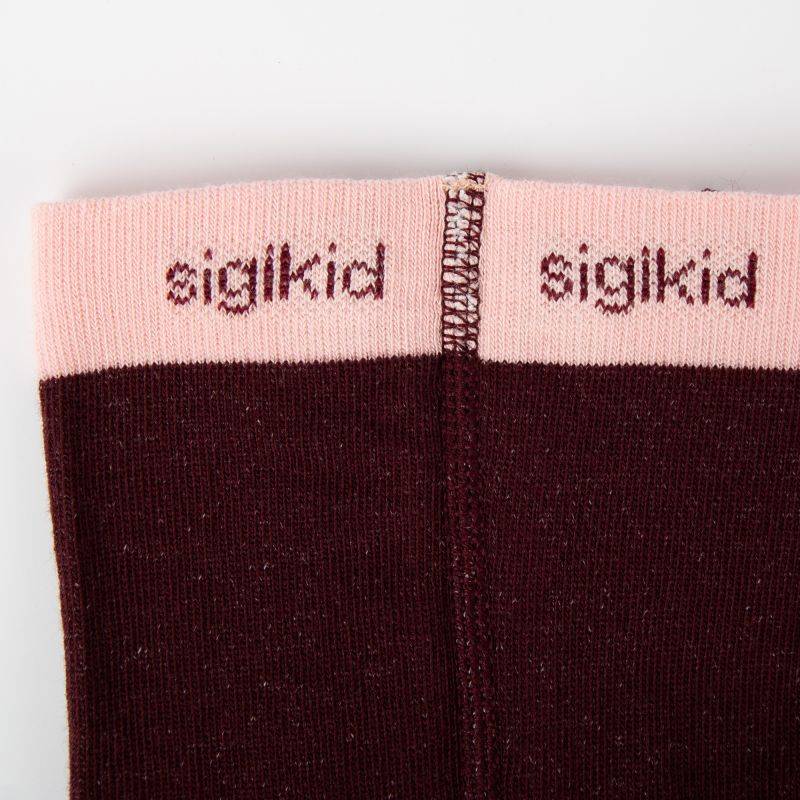 Sigikid Baby Strumpfhosen 2er-Set, rosa/dunkelrot Limitierter Zeitrabatt