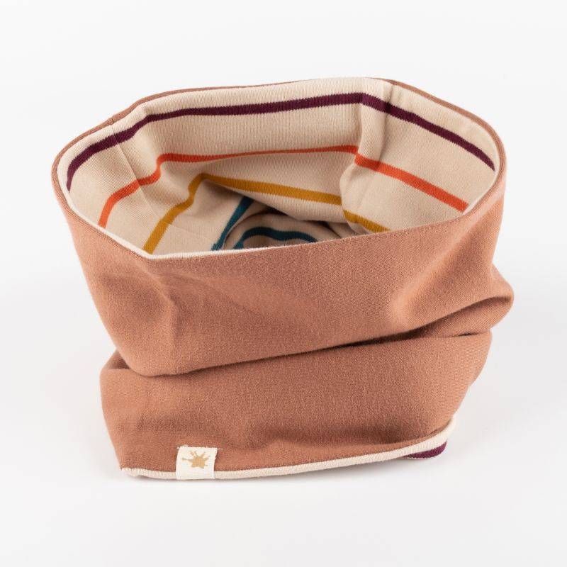 Sigikid Kinder Loopschal, bunt gestreift-braun Fabrik Onlineshop