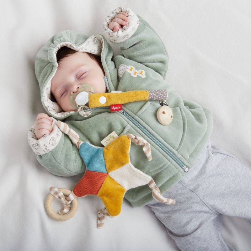 Sigikid Baby Schnuffeltuch Stern, Green Collection VIP-Rabatte