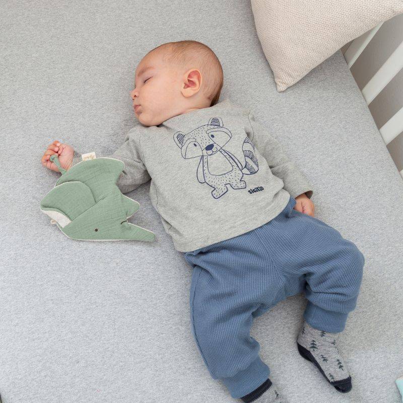 Sigikid Baby Musselin Knister Schnuffeltuch Elefant Auslauf