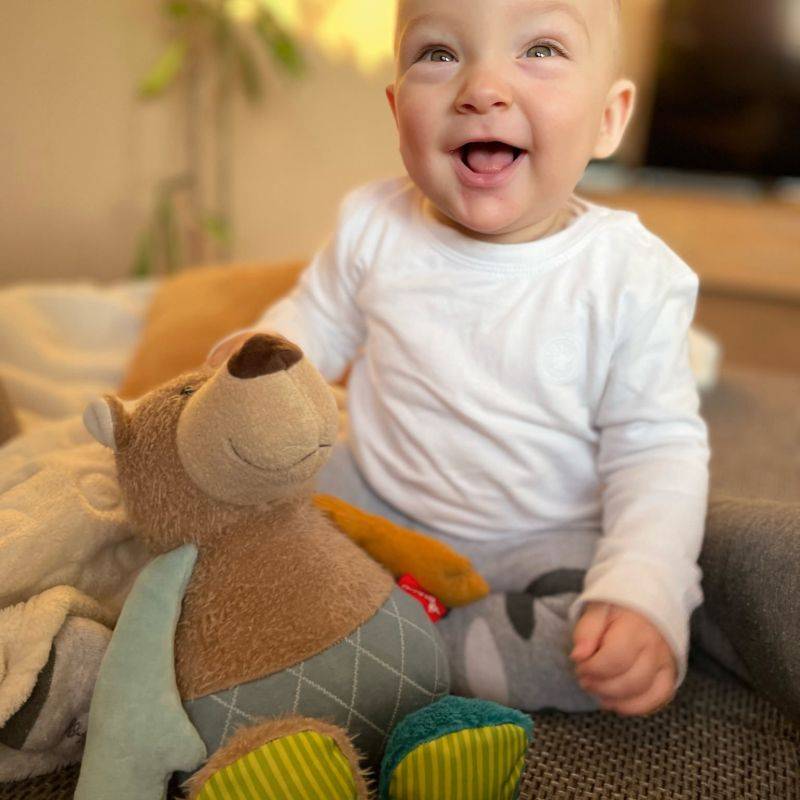 Sigikid Kuscheltier Bär, Patchwork Sweety Vatertagsangebot