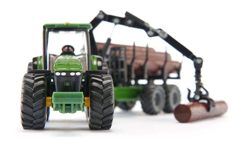 Siku Traktor mit Forstanhänger 10195400003 Saisonale Angebote
