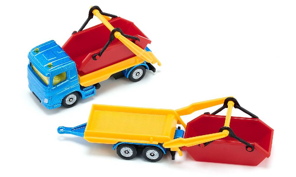 Siku LKW mit Absetzmulde und Anhänger 10169500000 Begrenzte Freigabe