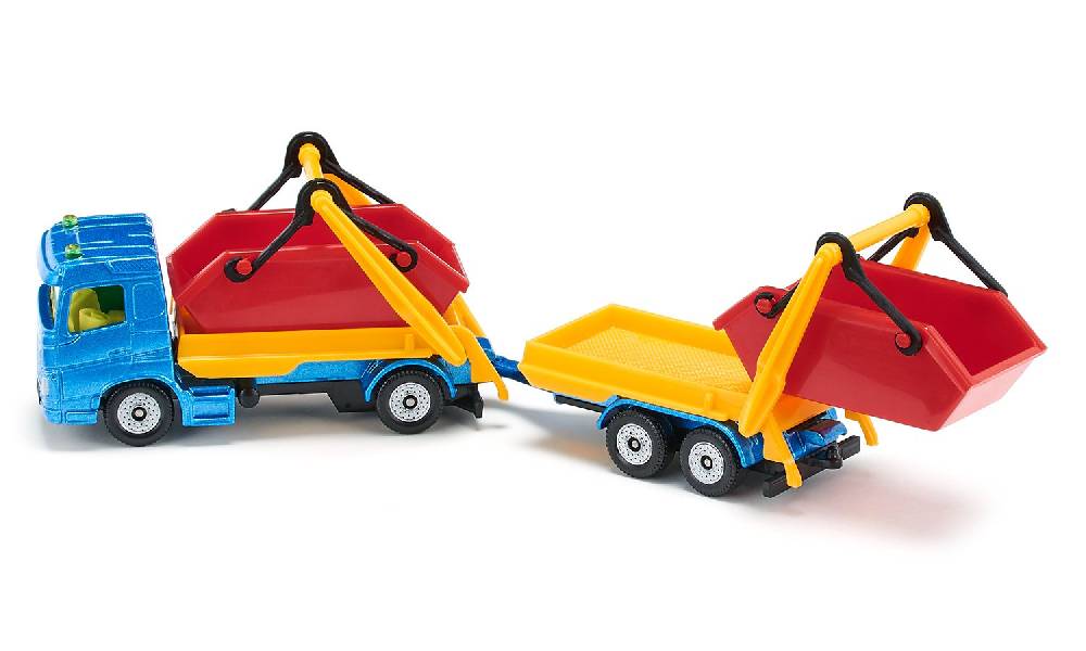 Siku LKW mit Absetzmulde und Anhänger 10169500000 Begrenzte Freigabe