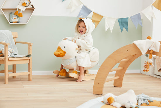 Sterntaler Schaukeltier Ente Edda aus weichem Plüsch Online Outlet