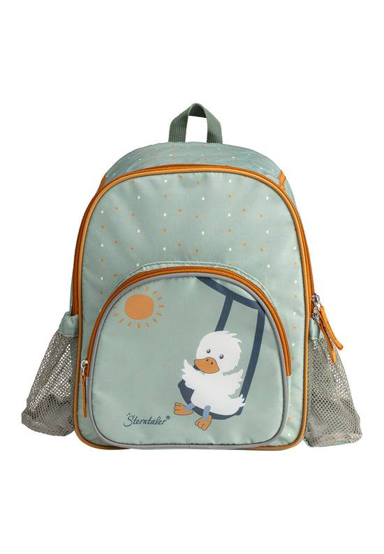 Sterntaler Kinderrucksack mit Motiv Ente Edda in steingrün, 5L Speichern exportieren