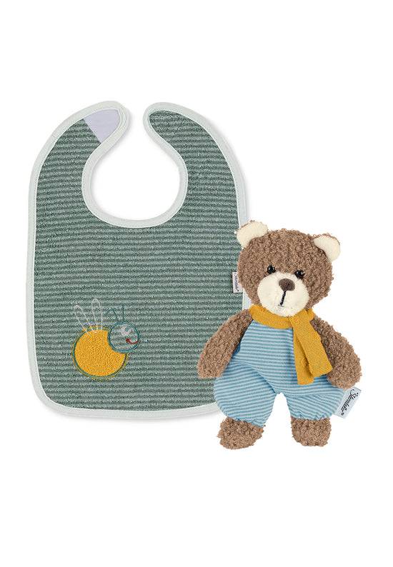 Sterntaler Geschenk-Set Bär Ben in Grün, Braun und Blau im Angebot