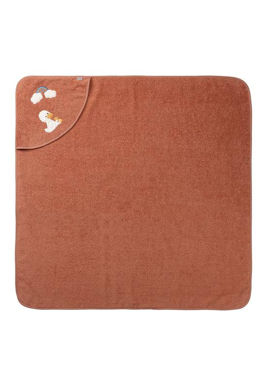 Sterntaler Kapuzenbadetuch mit Motiv Ente Edda, 100x100cm Fabrik Onlineshop