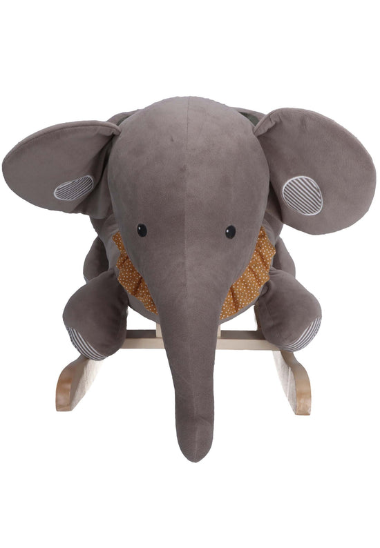 Sterntaler Schaukeltier Elefant Eddy in Grau und Rost Rabatt