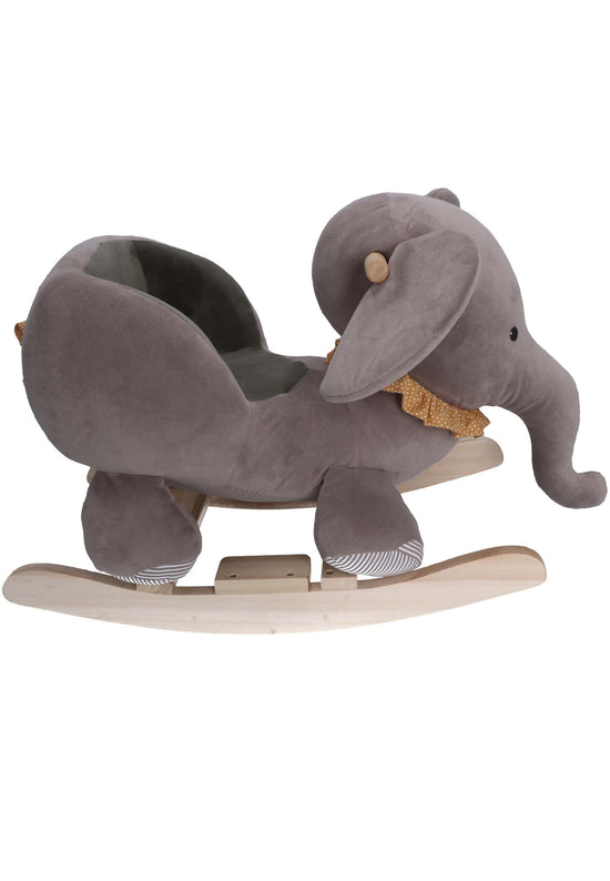 Sterntaler Schaukeltier Elefant Eddy in Grau und Rost Rabatt