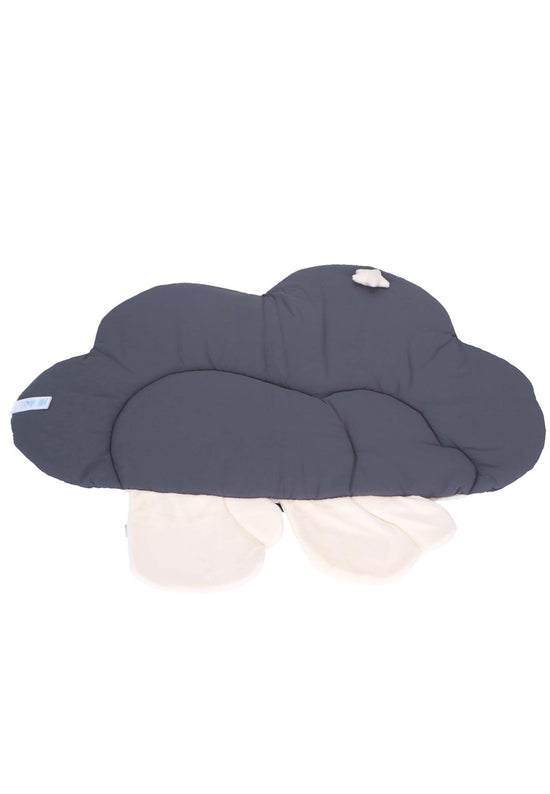 Sterntaler Krabbeldecke Motiv Wolke mit Eisbär Elia, Grau Saisonschlussverkauf