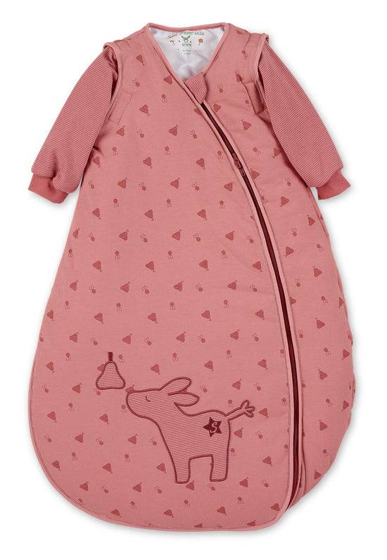 Sterntaler Schlafsack mit Ärmeln 70cm Esel Emmily, Mittelrot