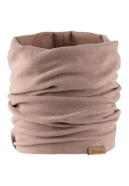 Sterntaler Schlauchschal aus feiner Strickware, unifarben