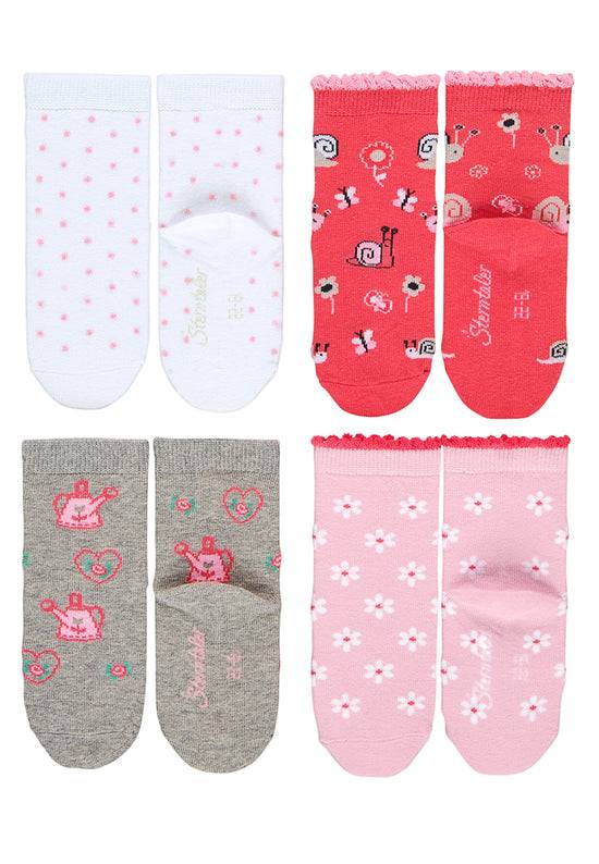 Sterntaler Kindersocken 7er-Box Mädchen in Hellgrau melange Riesige Rabatte