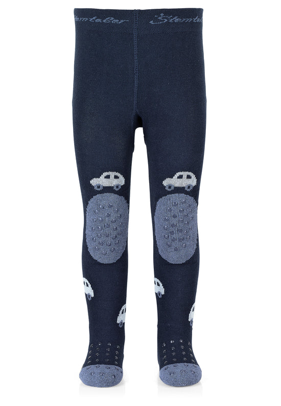 Sterntaler Krabbelstrumpfhose Auto mit Po-Motiv in Marine Angebote