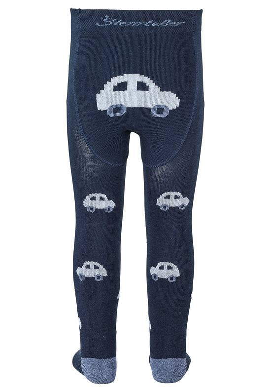 Sterntaler Krabbelstrumpfhose Auto mit Po-Motiv in Marine Angebote