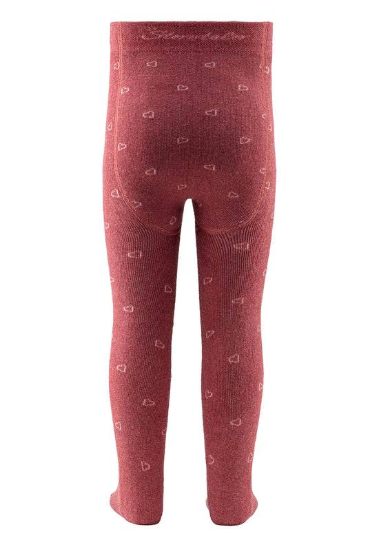 Sterntaler Strumpfhose aus Baumwoll-Mix mit Herzen Kostenloser Versand