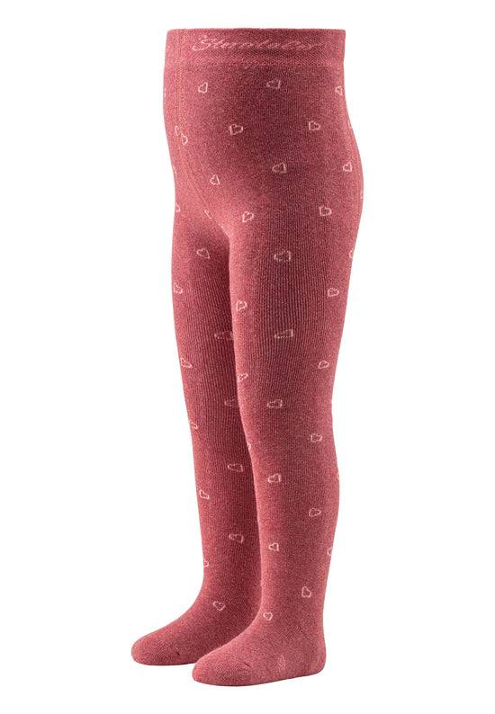 Sterntaler Strumpfhose aus Baumwoll-Mix mit Herzen Kostenloser Versand