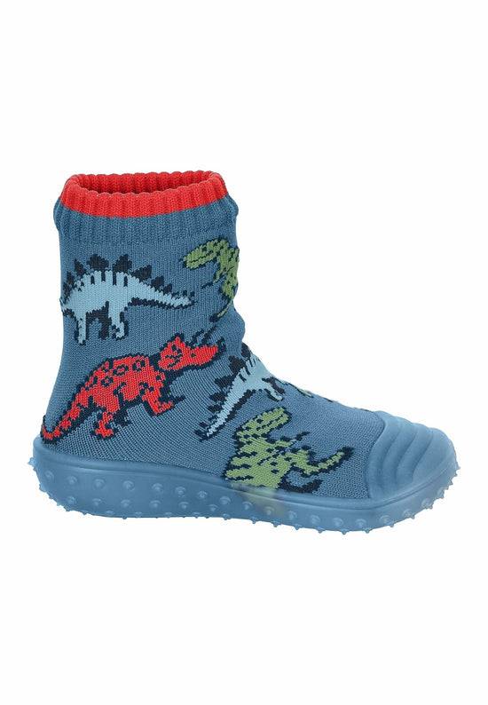 Sterntaler Adventure-Socks mit Motiv Dinos in Mittelblau Günstig kaufen