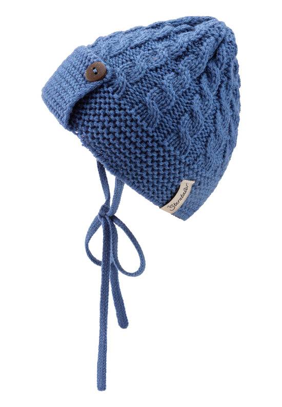 Sterntaler Mütze aus Strickware mit Holzknöpfen Weihnachtsangebot