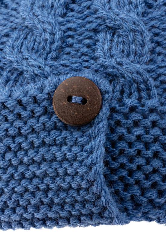 Sterntaler Mütze aus Strickware mit Holzknöpfen Weihnachtsangebot