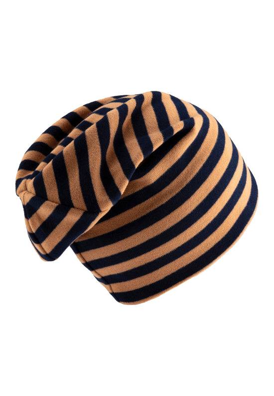 Sterntaler Beanie aus Microfleece bedruckt mit Ringeln Muttertagsangebot