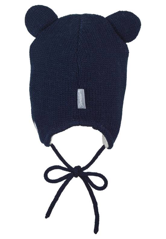 Sterntaler Strickmütze aus Wolle (Merino) mit Bärengesicht Super Sparpreis