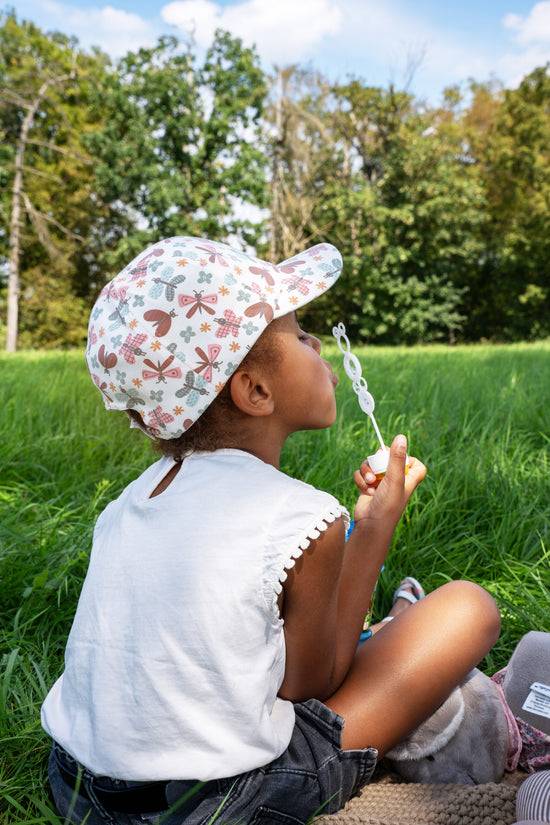 Sterntaler Baseballcap bedruckt mit bunten Schmetterlingen Neueste Stile
