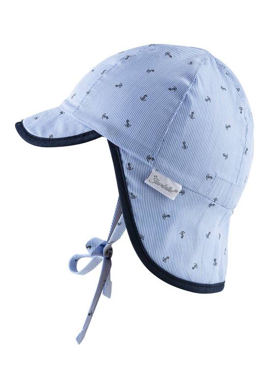 Sterntaler Schirmmütze mit Nackenschutz in Himmelblau, UV 30 Letzter Tag